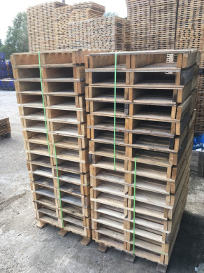 Piles de palettes 600 x 800 légères 3 chevrons 